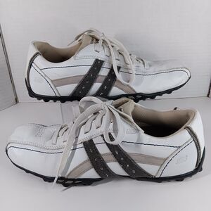 Skechers Talus Ultimatum Mens Size 11 61181 White Relaxed Step Shoes Leather